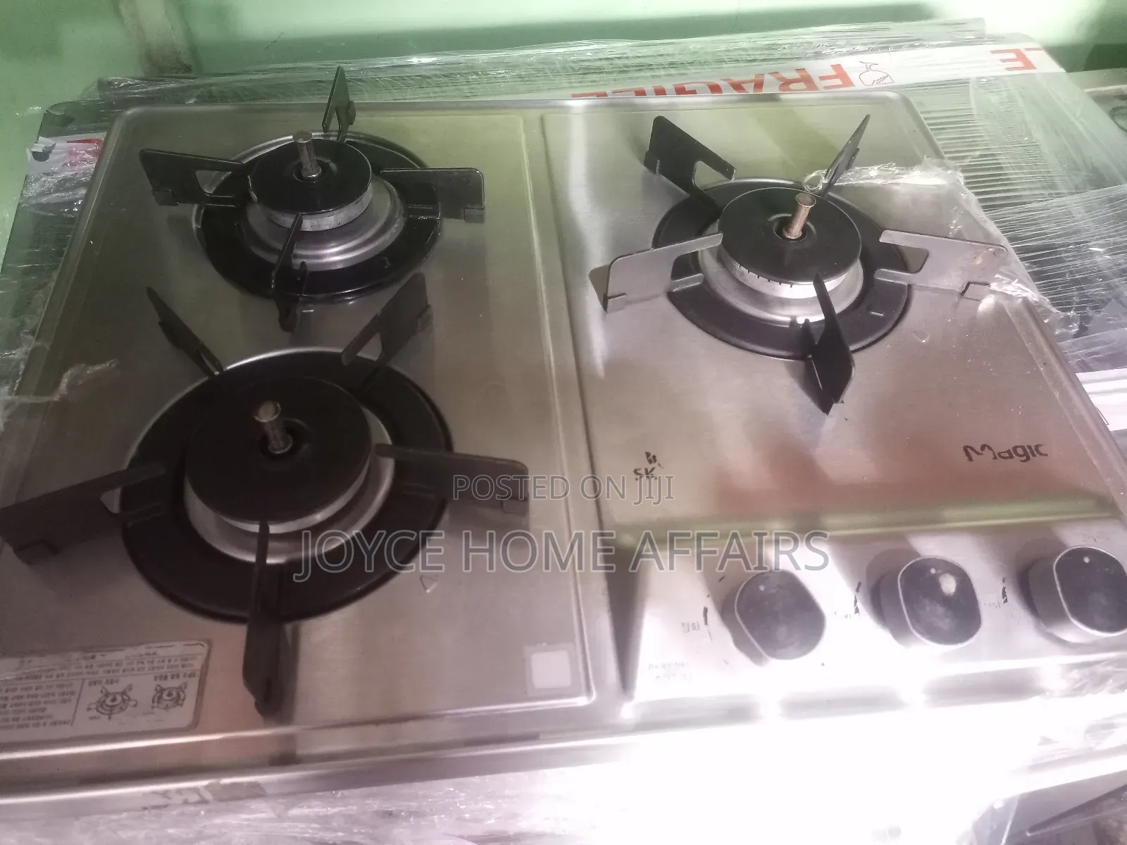 Stainless Gas Cooker Table Tops Three Burners