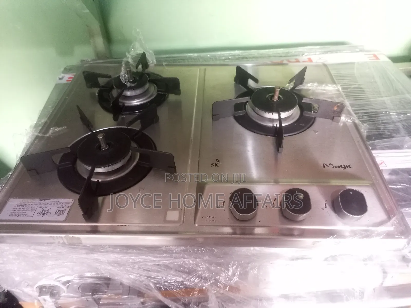 Stainless Gas Cooker Table Tops Three Burners