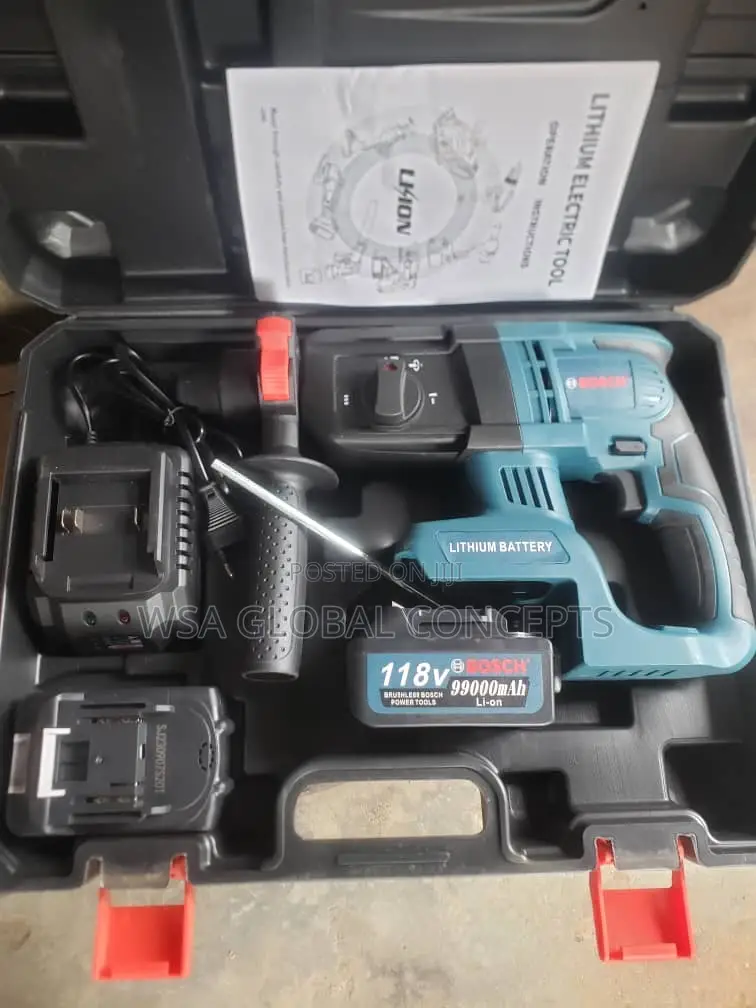118 Volts Bosch Rotary Hammer Drill