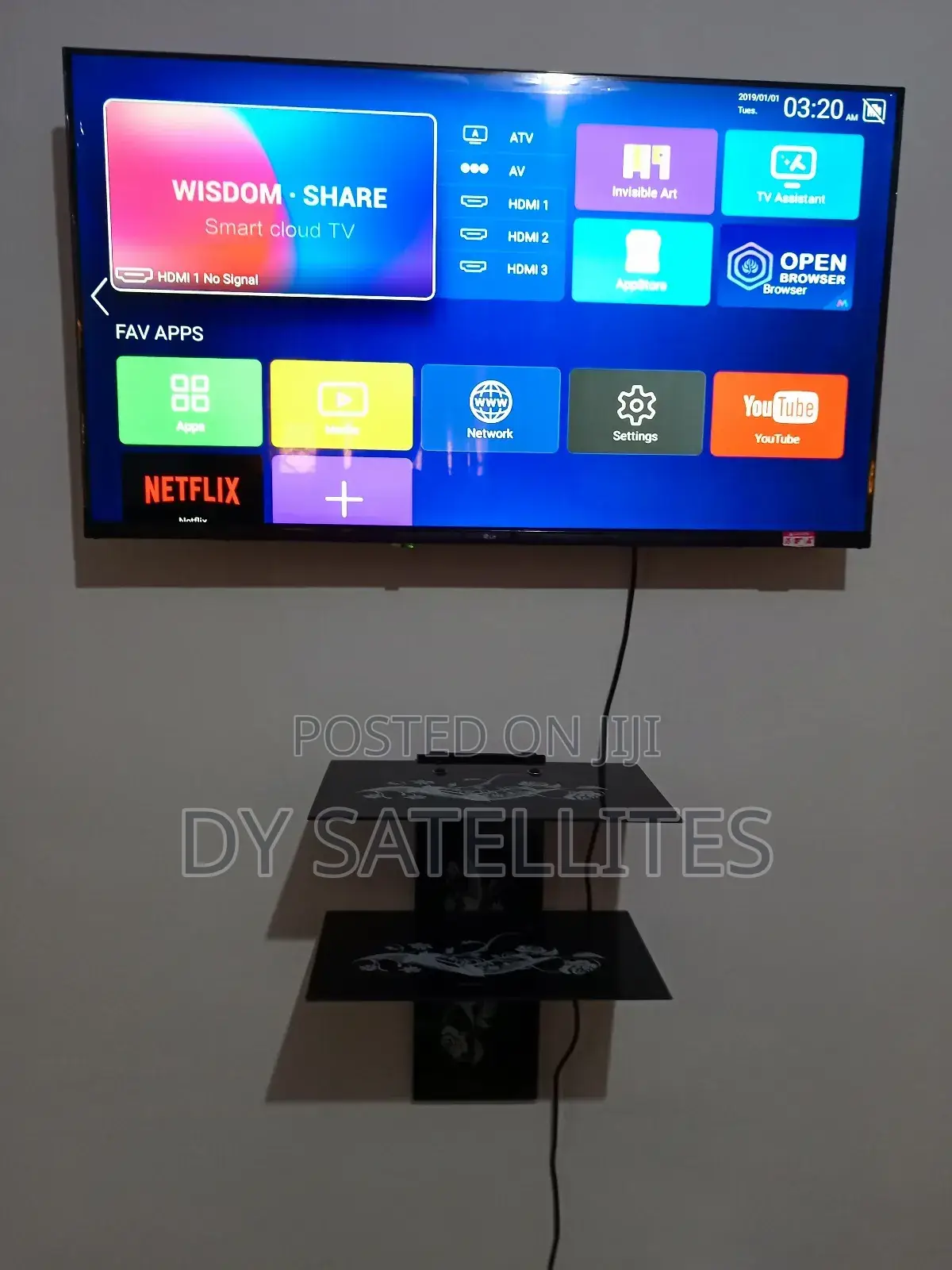 Tv and Tv Shelf Mounting