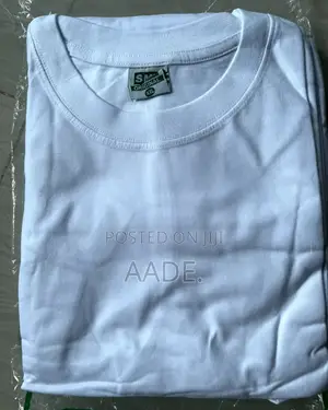 Quality Plain White T-Shirt for Nysc