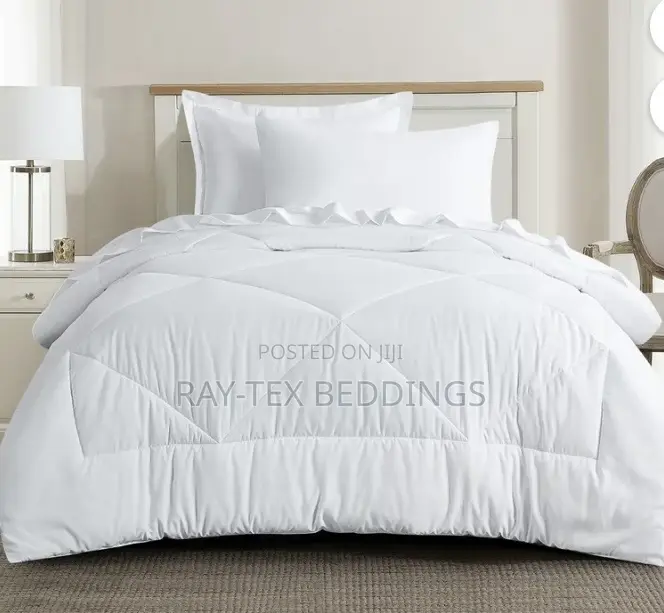 Plain White Bedding