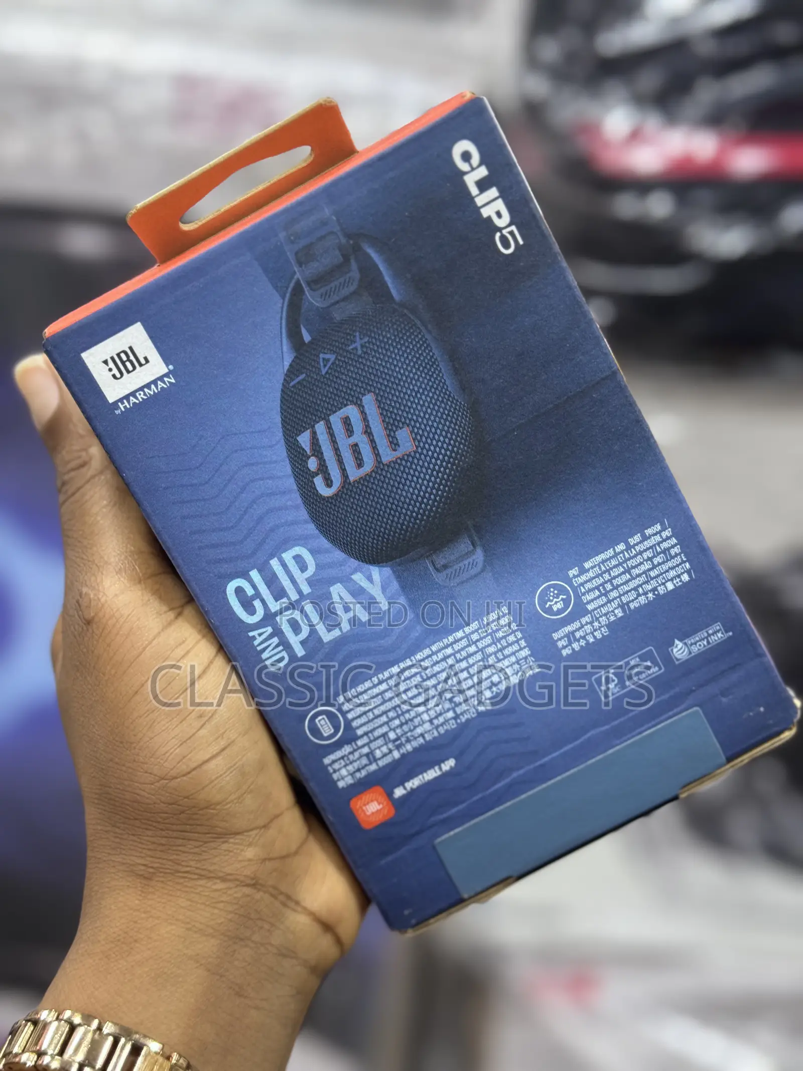JBL Clip 5 Portable Bluetooth Speaker