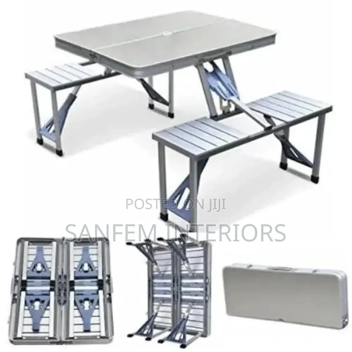 Aluminum Picnic Table With Chairs