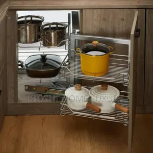 Magic Blind Cabinet Kitchen Corner Pull Out Storage Rack