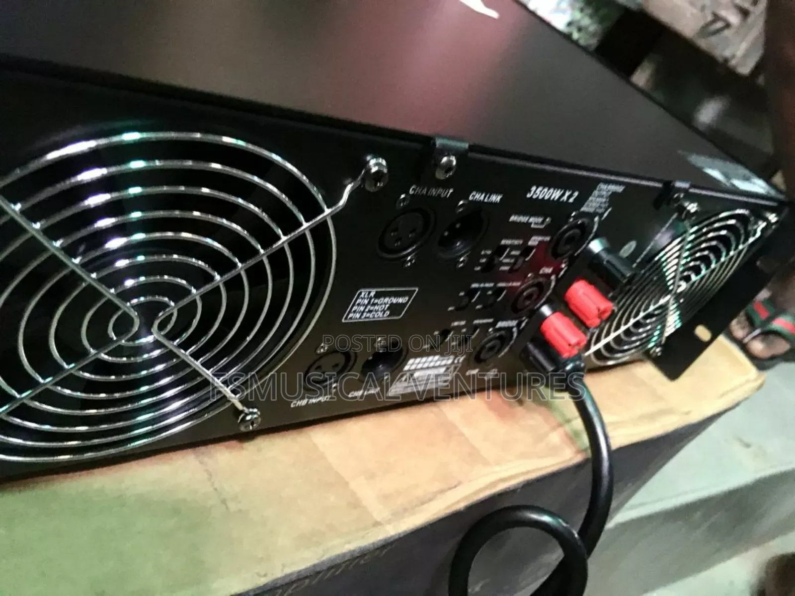 Audiocraft ET7000X Heavy Duty Powered Amplifier
