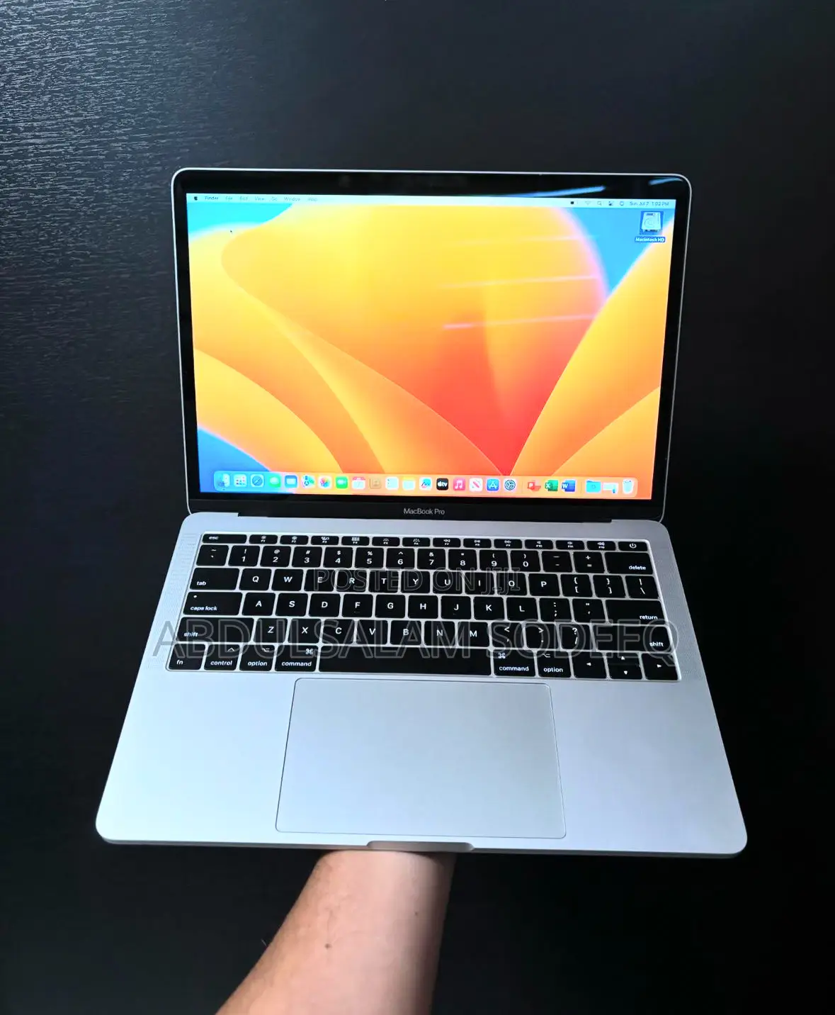 Laptop Apple MacBook Pro 2017 8GB Intel Core I5 SSD 256GB
