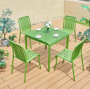 Quality Aluminum Outdoor Table Garden Set