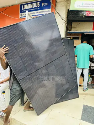 600w Solar Panel Halt Cut Black