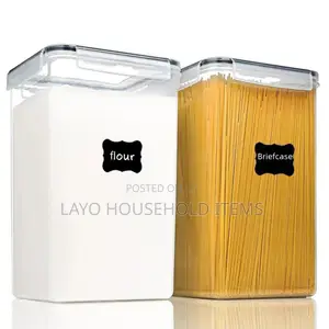 4pcs Airtight Pantry Storage Container