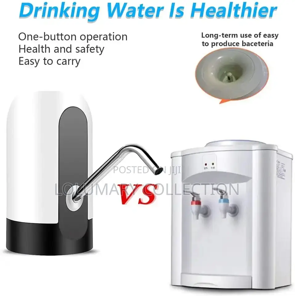 "Automatic Water Dispenser Pump Rechargeable Bottle Water