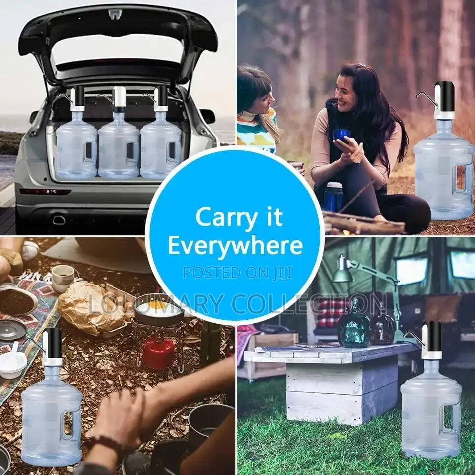 "Automatic Water Dispenser Pump Rechargeable Bottle Water