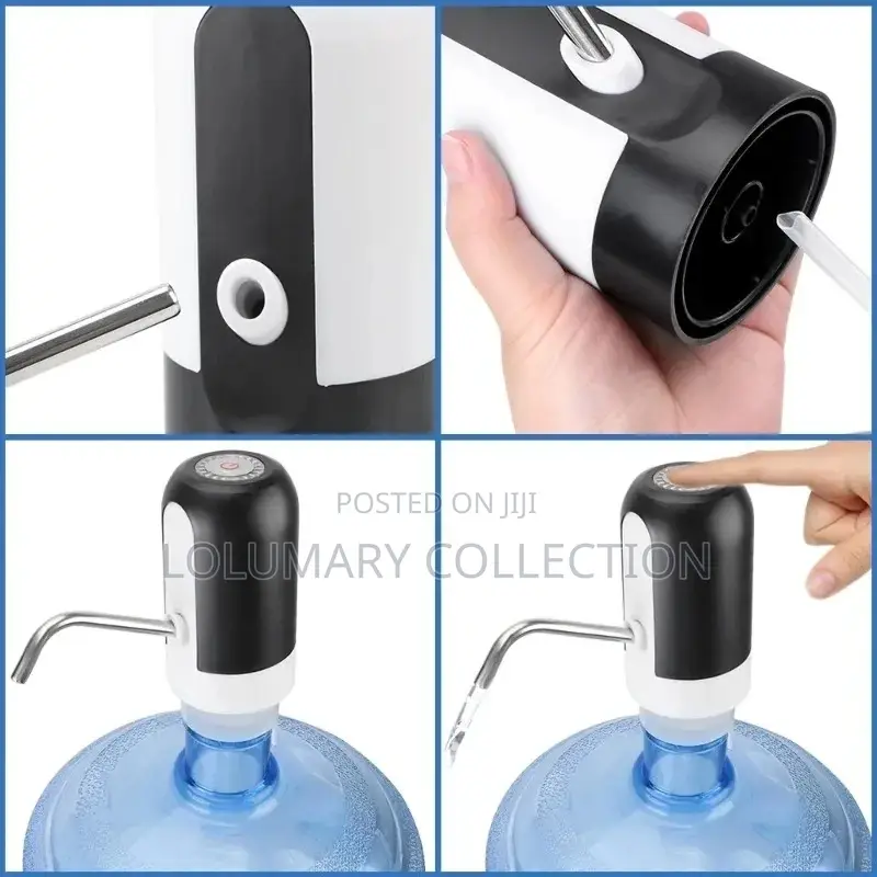 "Automatic Water Dispenser Pump Rechargeable Bottle Water