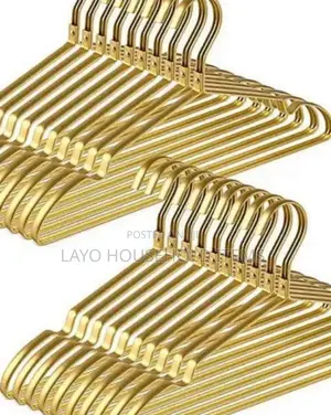 Gold Aluminum Coat Hangers