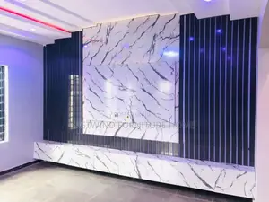 Marble Board and Gray Console