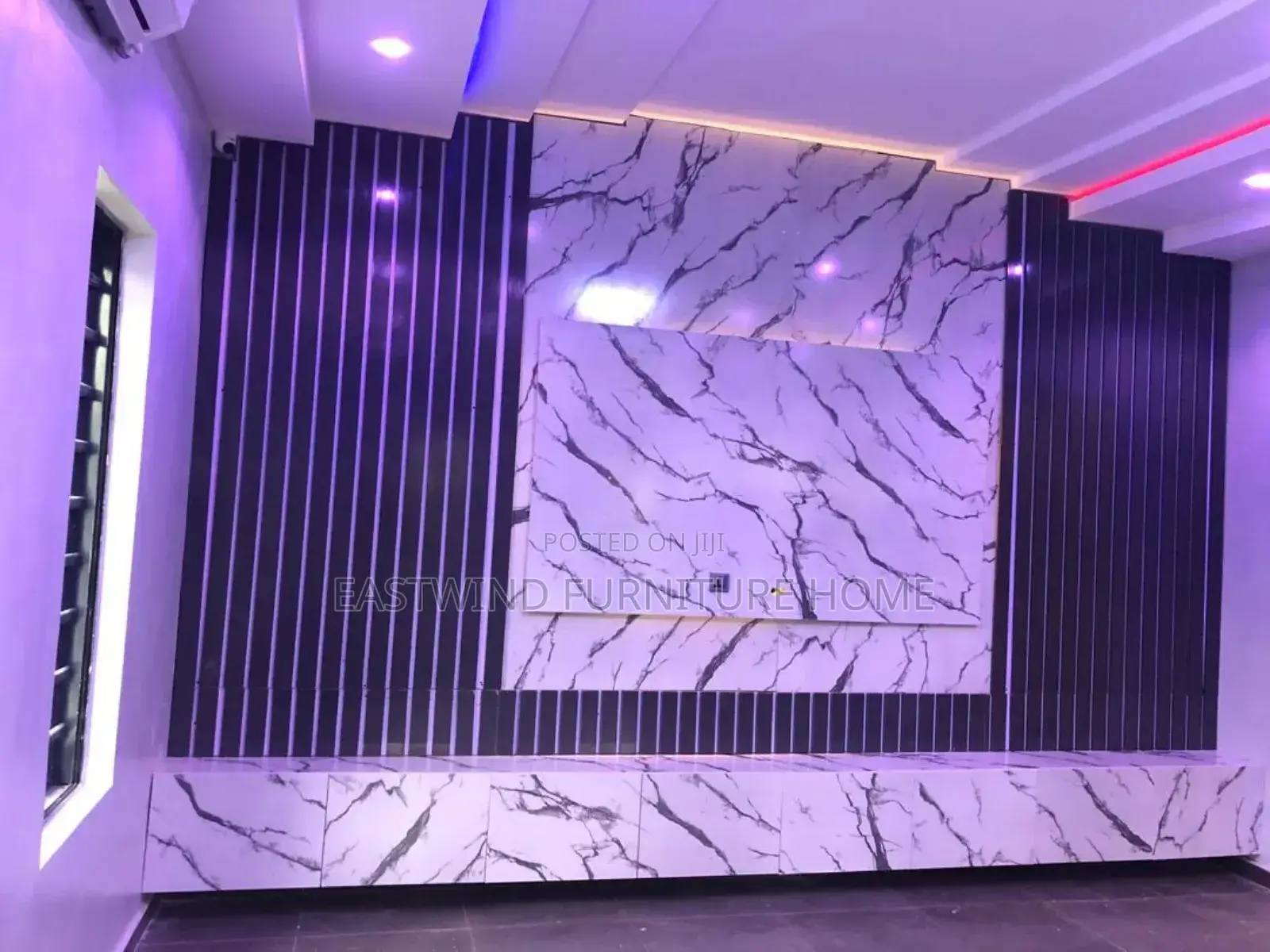 Marble Board and Gray Console