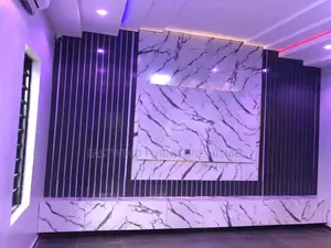 Marble Board and Gray Console