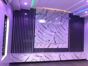 Marble Board and Gray Console