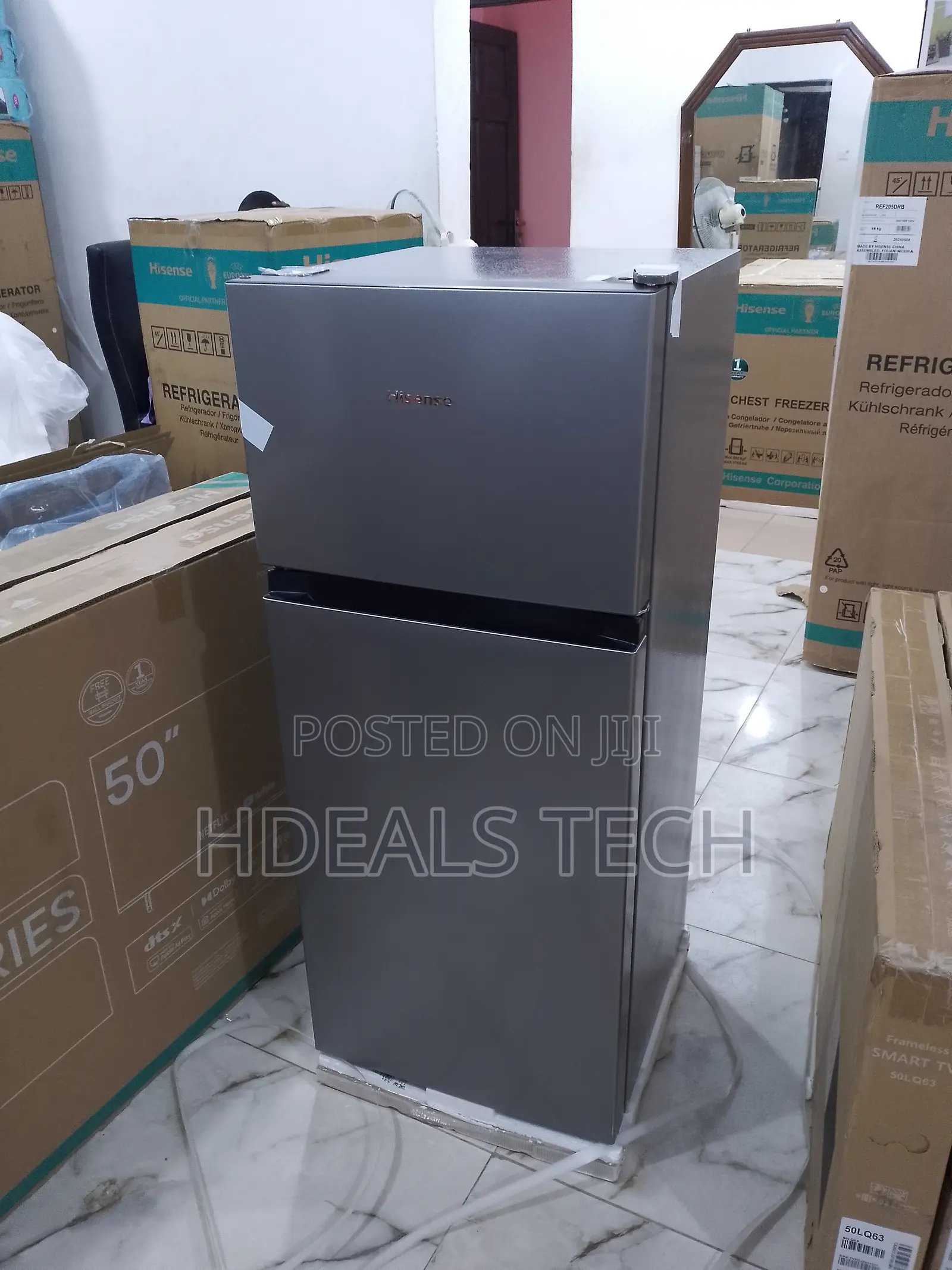 The Latest Double Door Refrigerator 124 Litres - Hisense 
