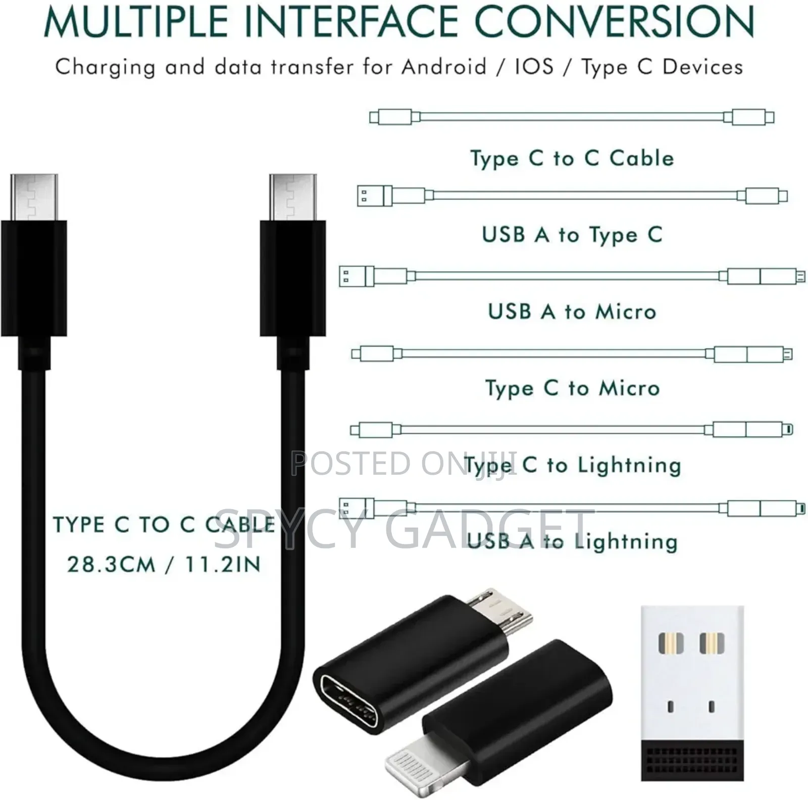 Fast Charging Data Cable Set