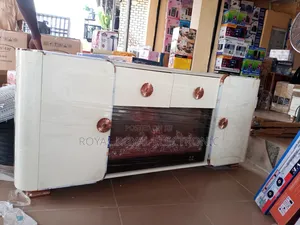 Standard Imported Royal Tv Stand With Drawers and Fireflame
