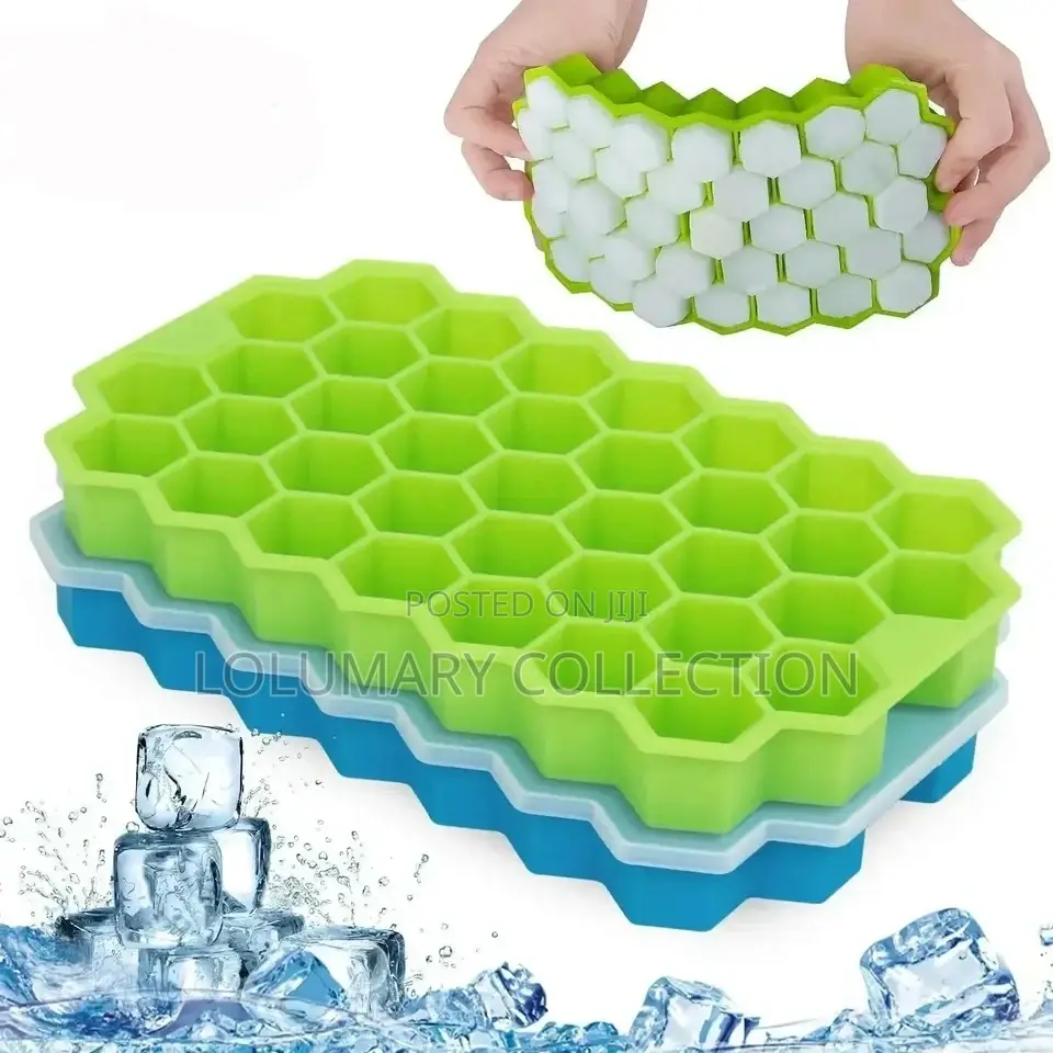 Silicon Ice Cube Mold Ice Cube Tray With Cover