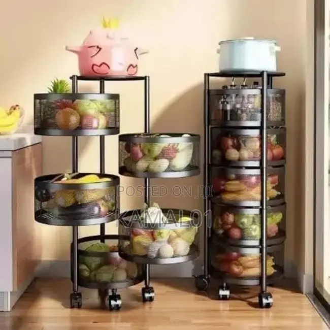 5 Tiers Round Storage Rack