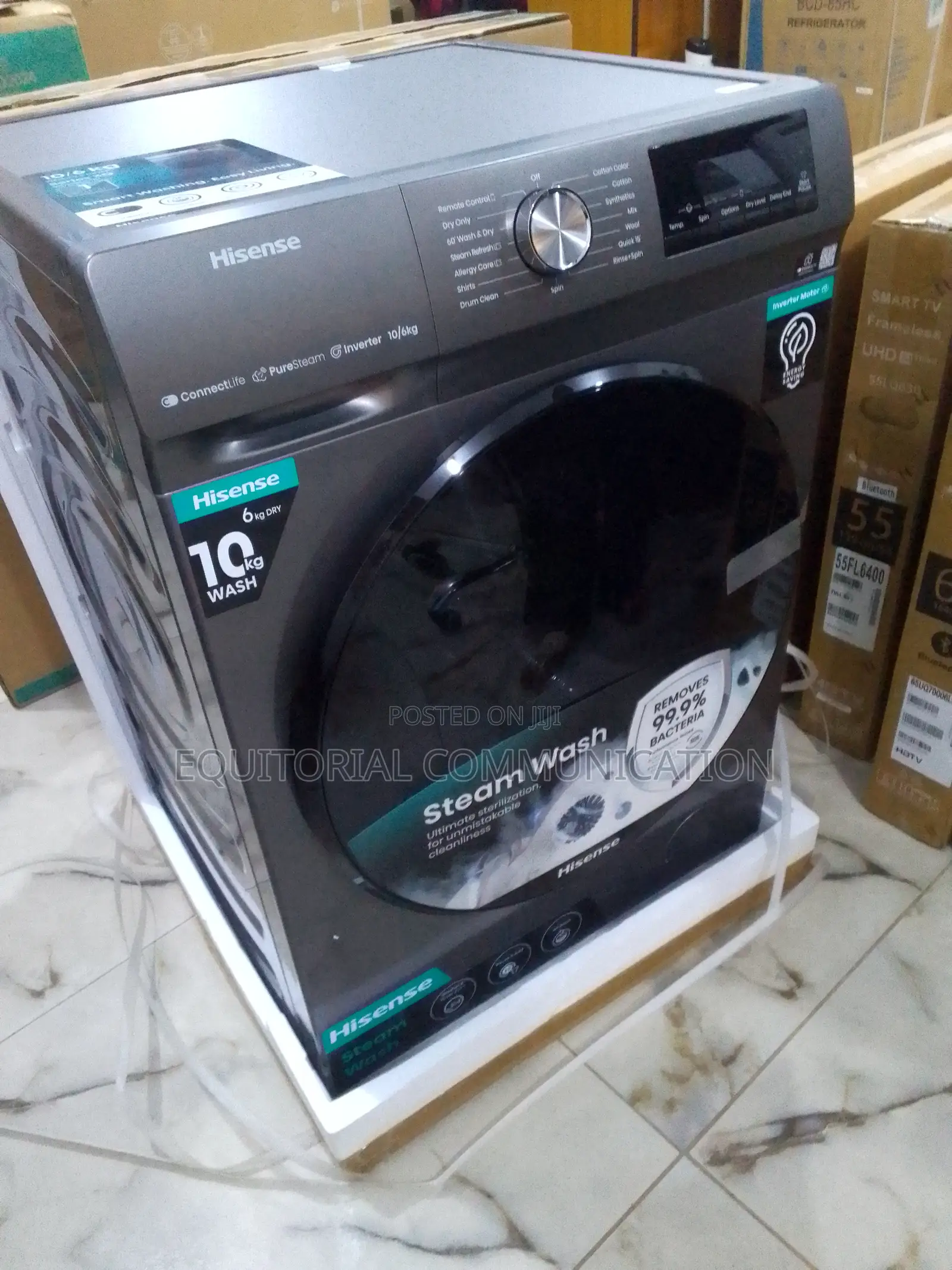 High Standard 10kg Automatic Front Load Washing Machine