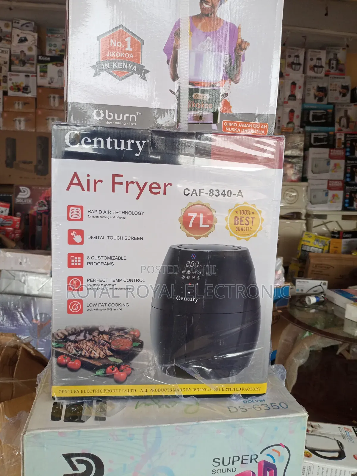 Multifunction Century Digital Torch Screen Air Fryer 7l