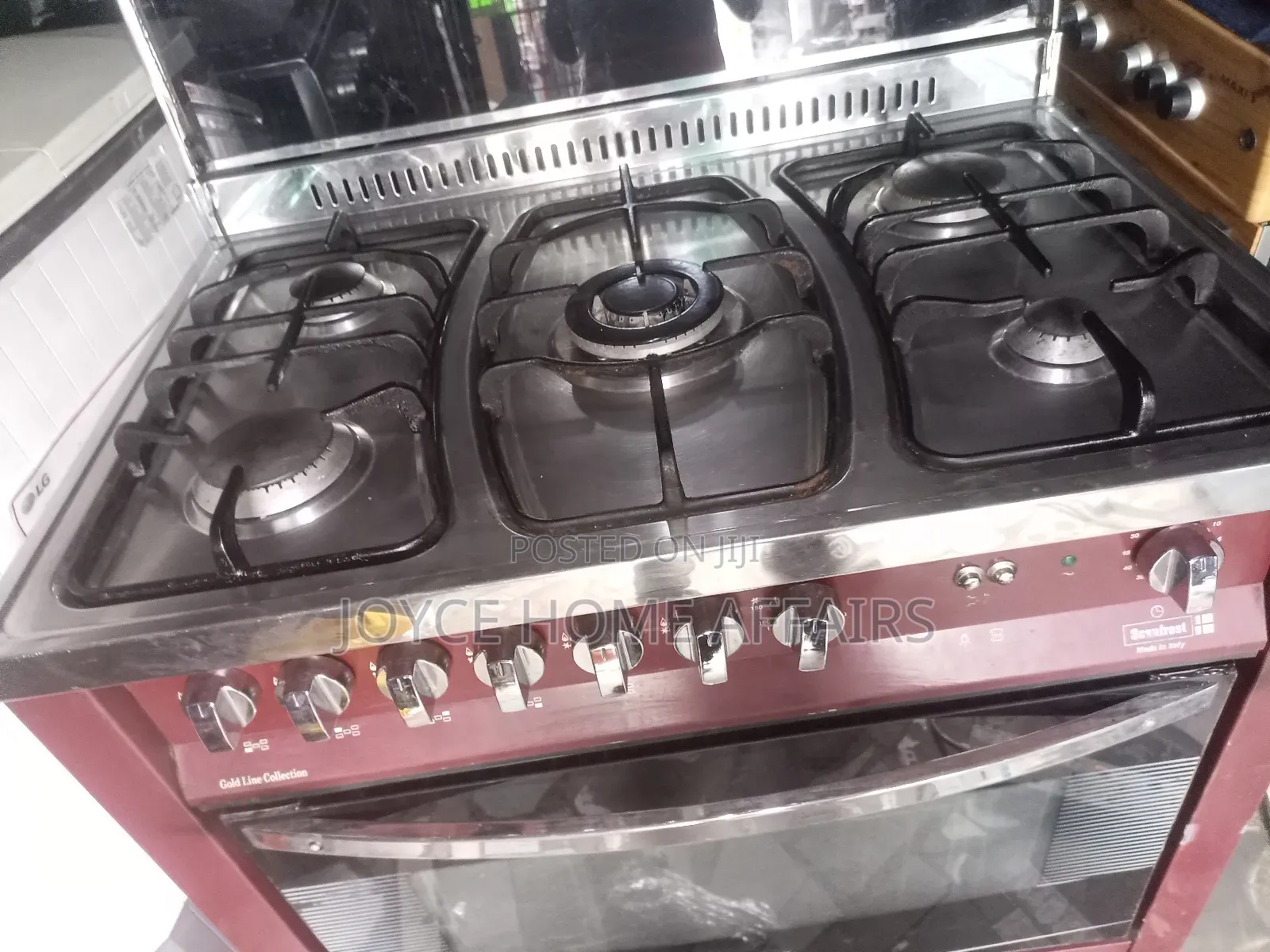 5 Burners Standing Gas Cooker Scanfronst