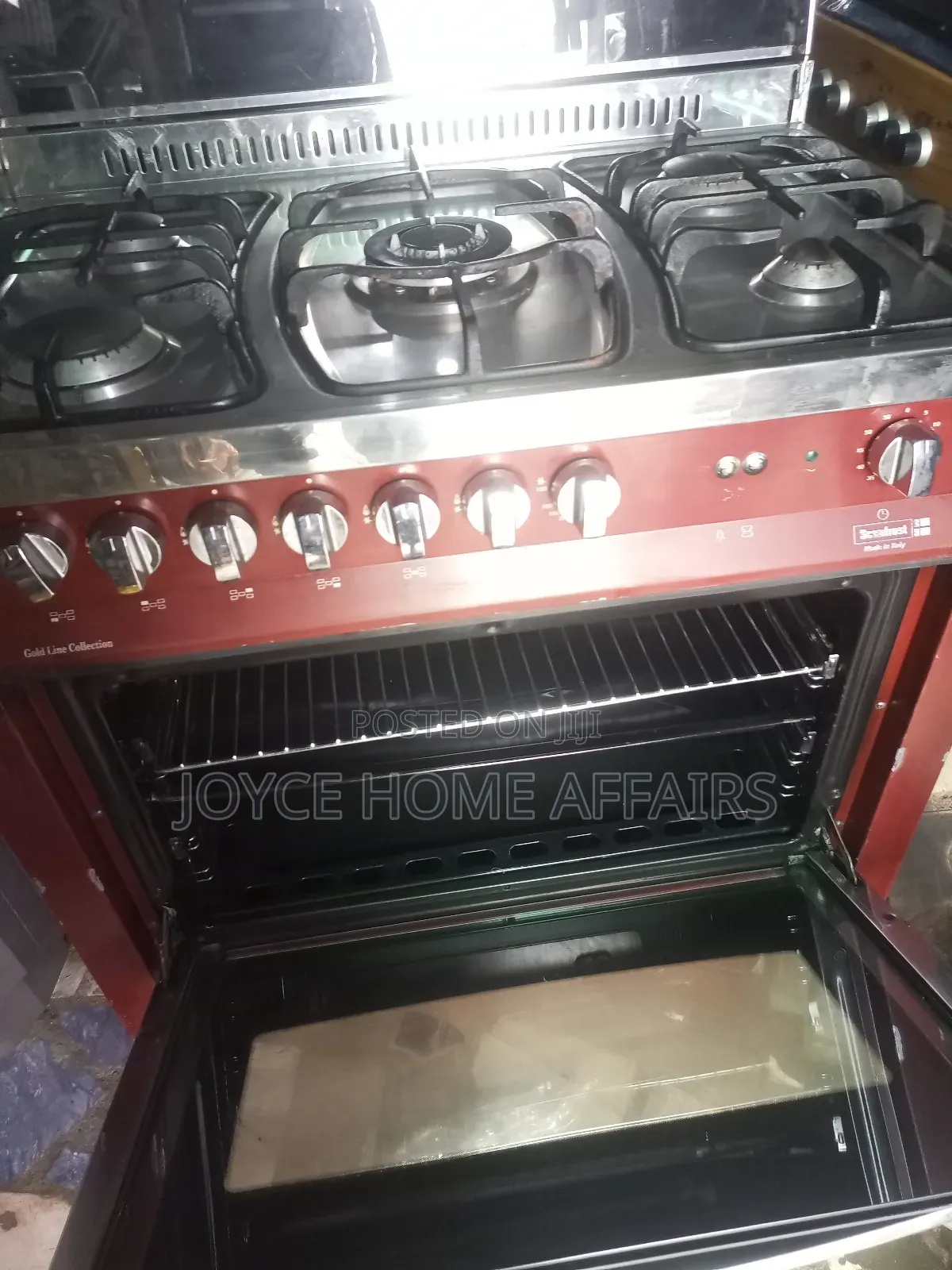 5 Burners Standing Gas Cooker Scanfronst
