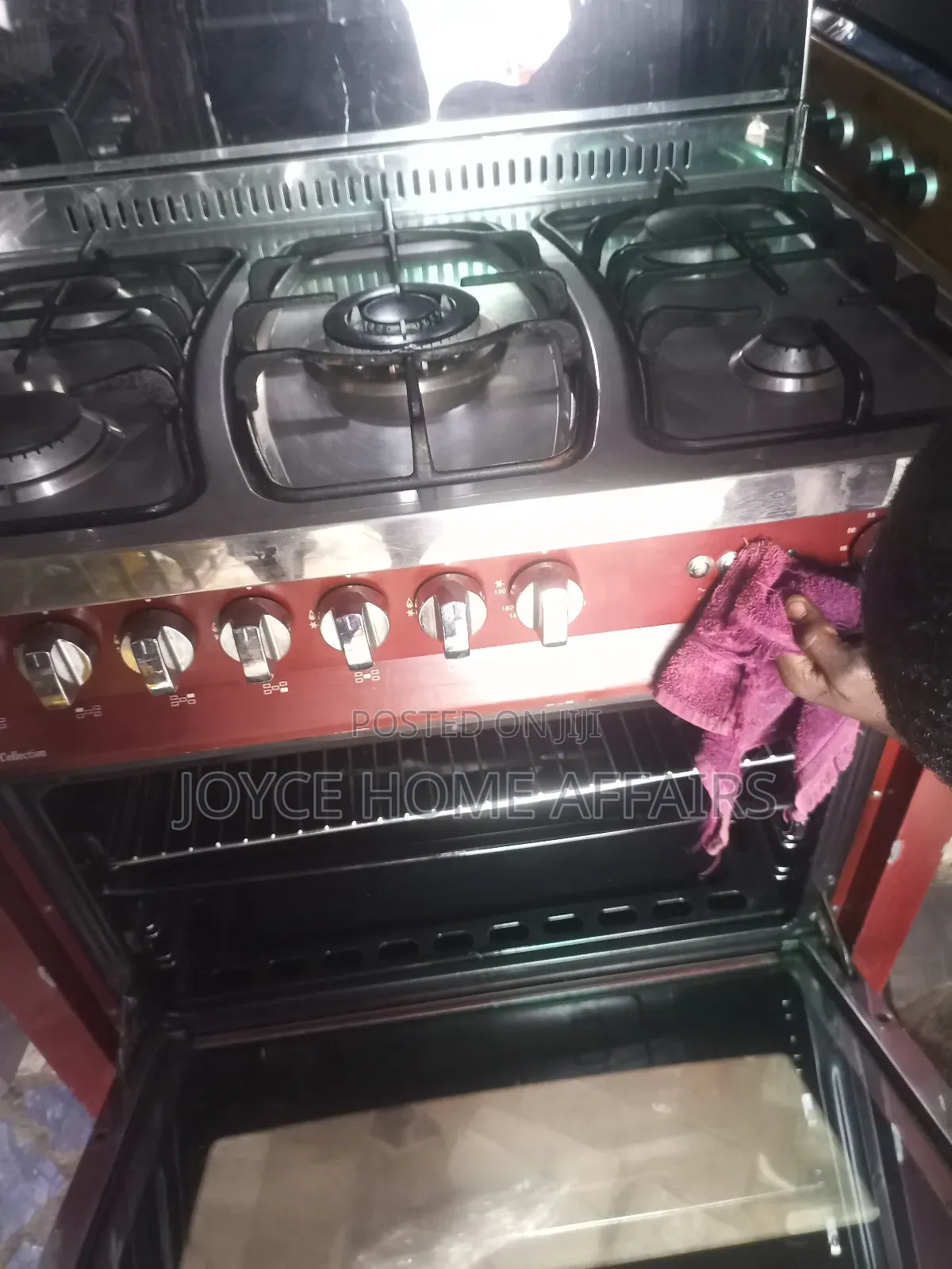 5 Burners Standing Gas Cooker Scanfronst