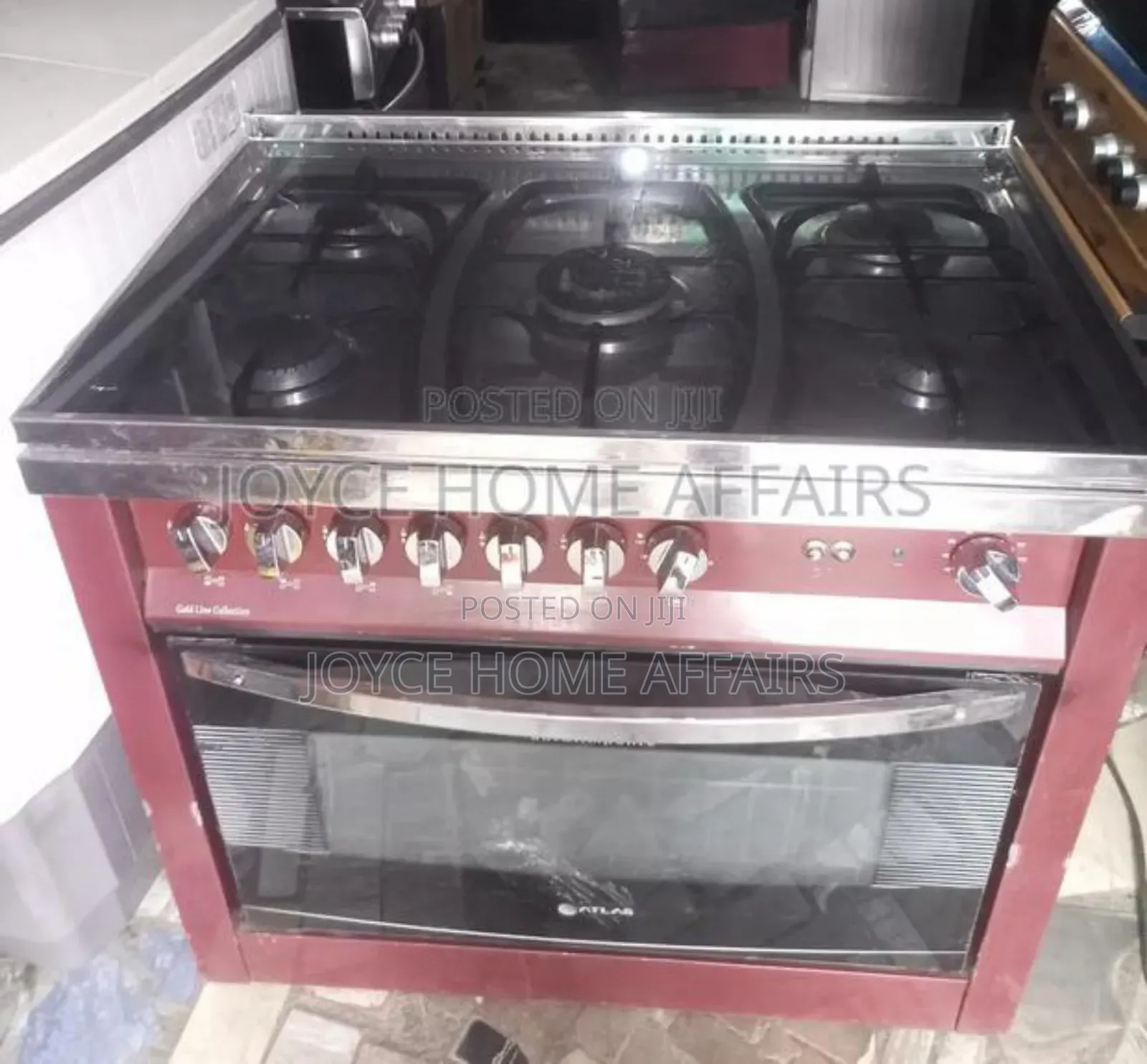 5 Burners Standing Gas Cooker Scanfronst