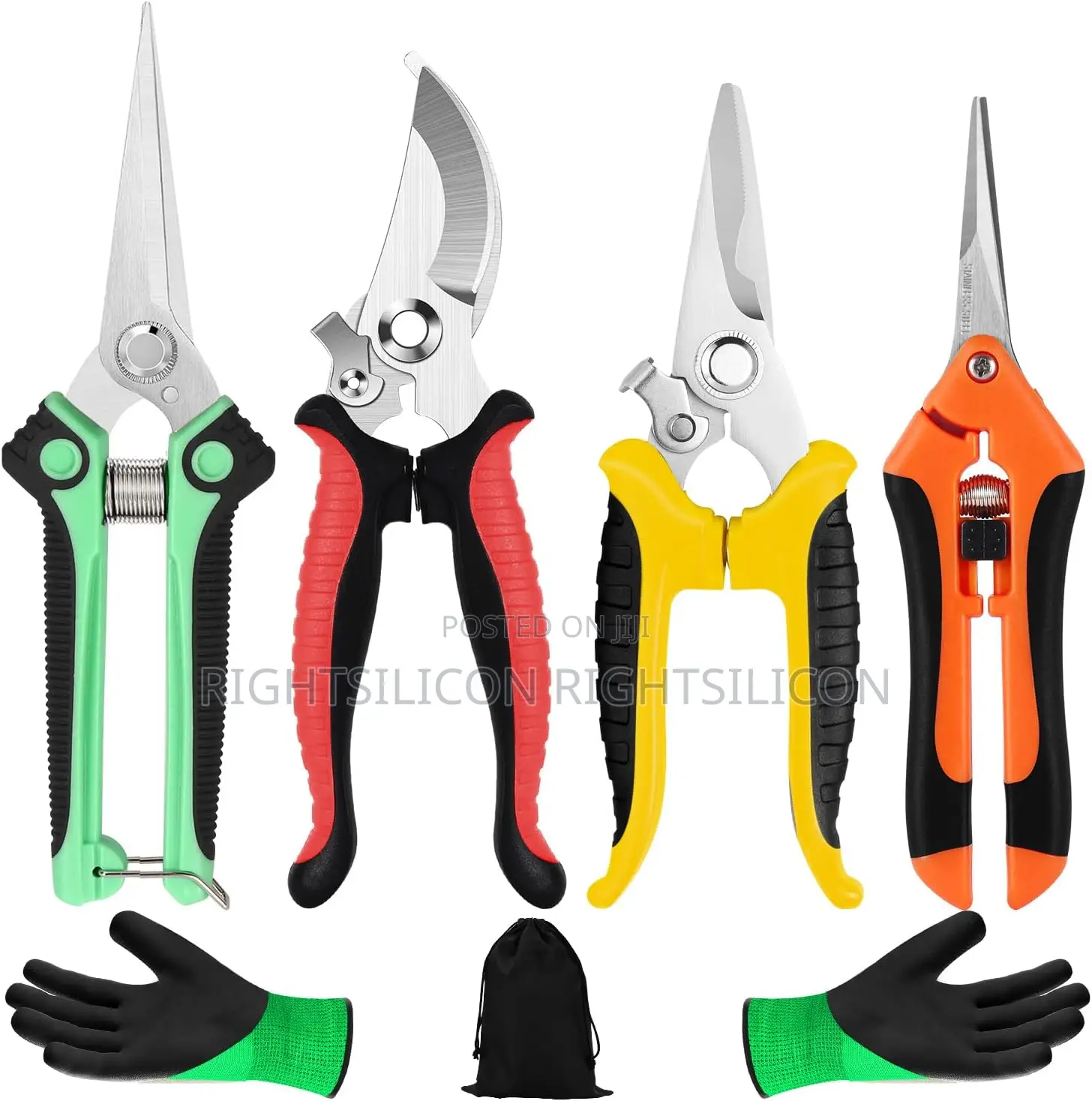 USA 4 Pack Garden Shears Scissors,Pruning Shears, Pruning