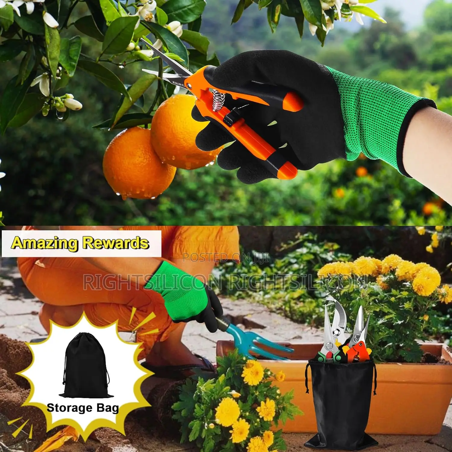 USA 4 Pack Garden Shears Scissors,Pruning Shears, Pruning