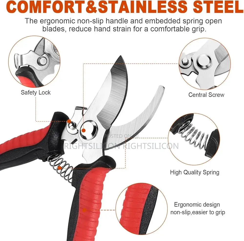 USA 4 Pack Garden Shears Scissors,Pruning Shears, Pruning
