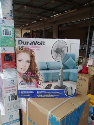 Duravolt 18 Inches Rechargeable Standing Fan