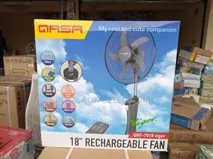 Qasa 18inch Rechargeable Standing Fan