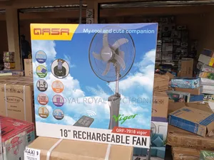 Qasa 18inch Rechargeable Standing Fan