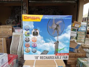 New Standard Qasa 18inch Rechargeable Standing Fan