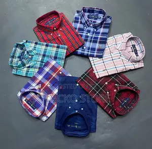 Original Polo Ralph Lauren Checkered Custom Fit Shirts