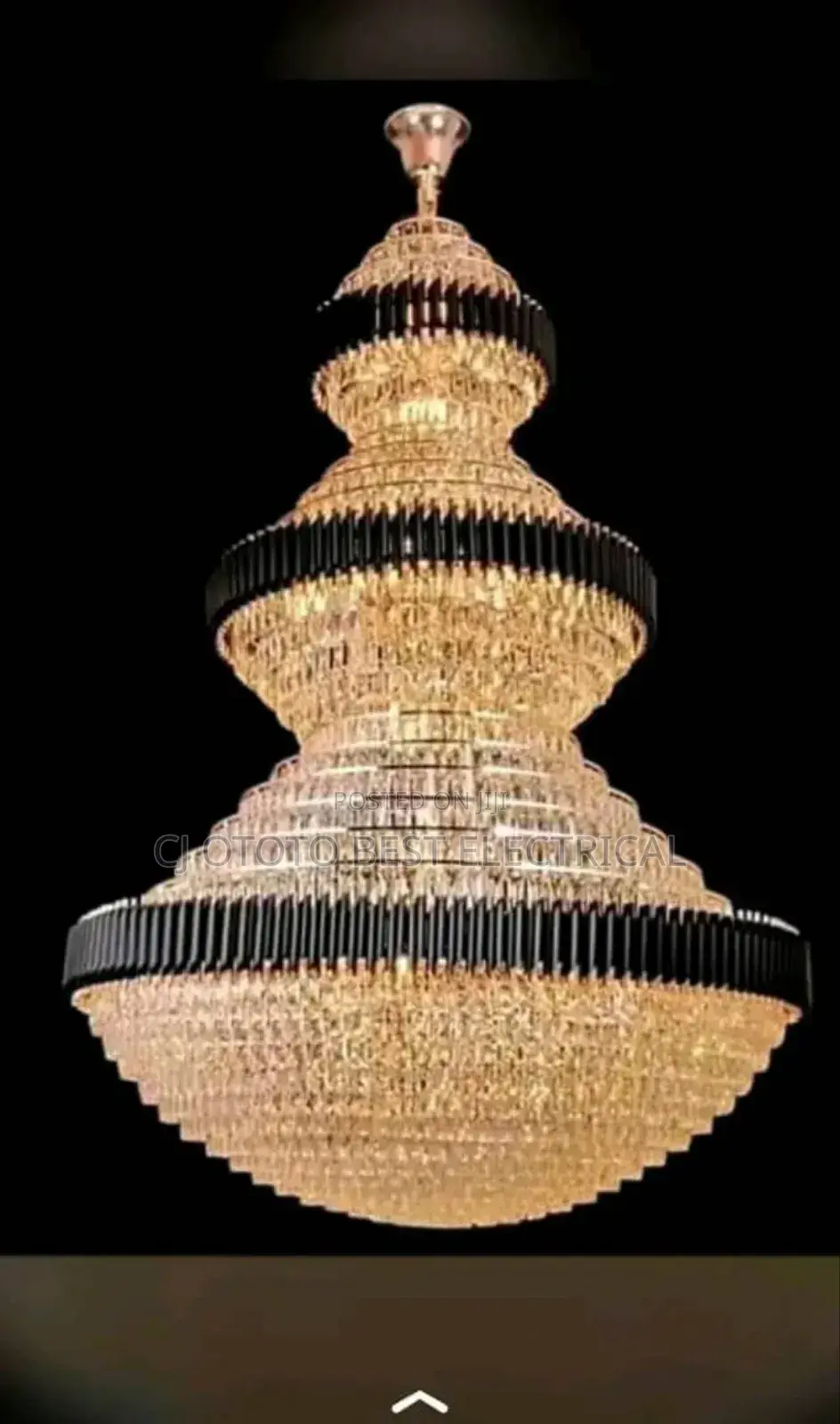 1200mm X 1800mm Crystal Chandelier Light