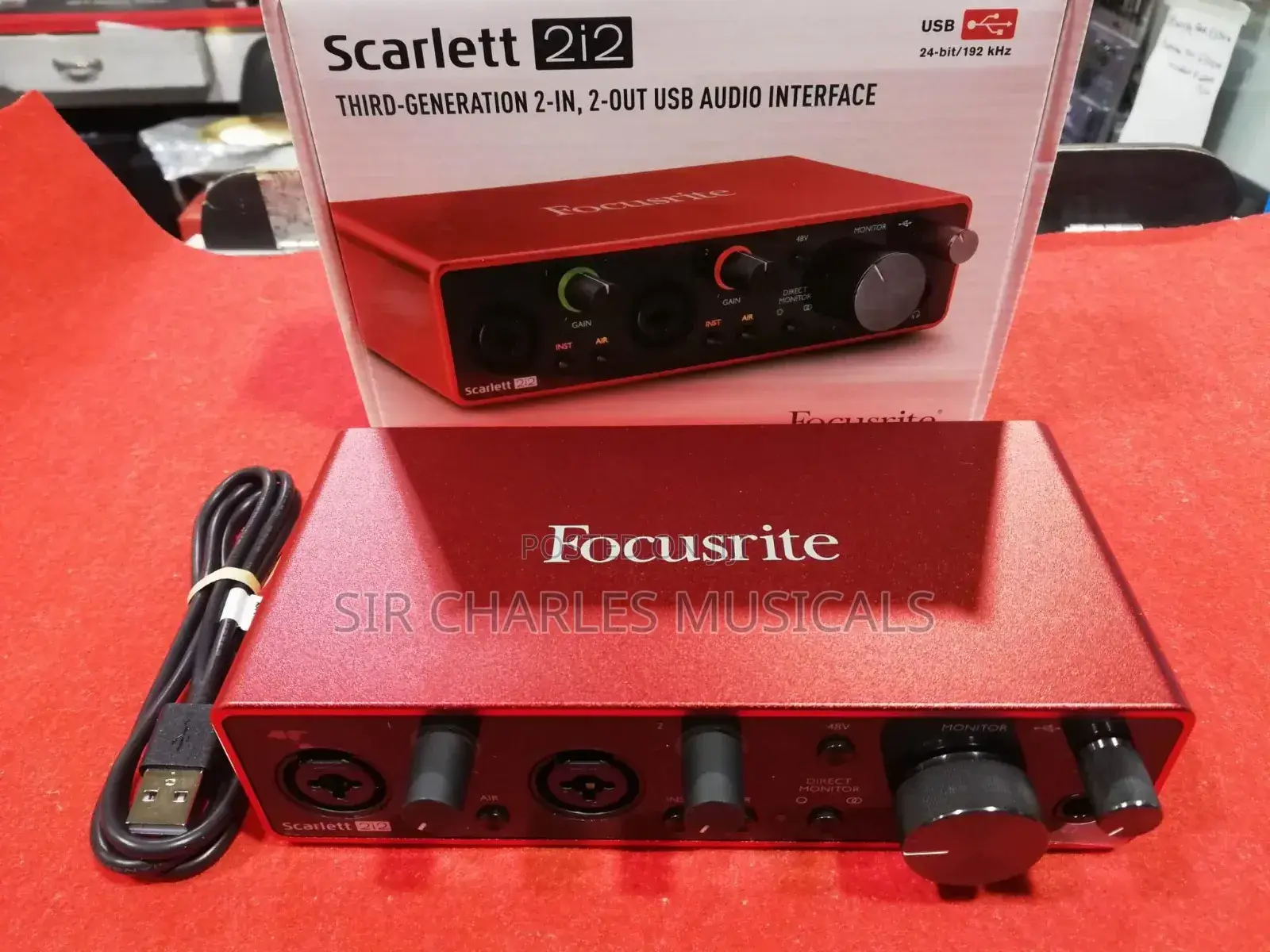 Scarlet 2i2 Third Generation Focusrite Audio Interface