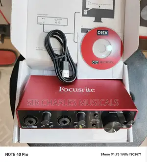 Scarlet 2i2 Third Generation Focusrite Audio Interface
