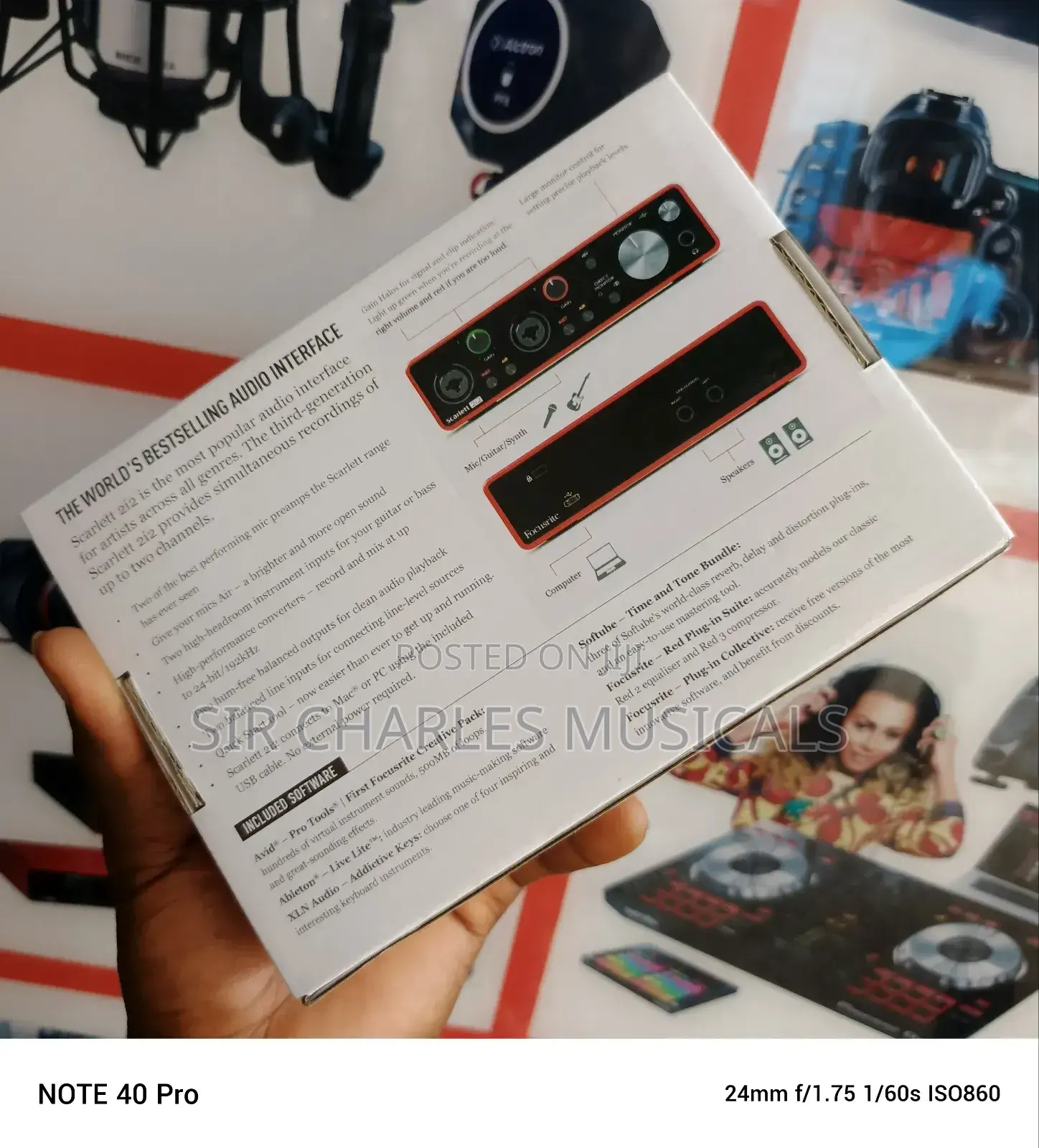 Scarlet 2i2 Third Generation Focusrite Audio Interface