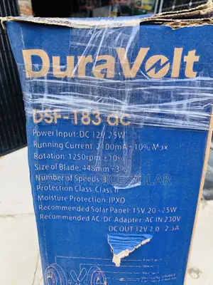 25watt Dura Volt Solar Fan