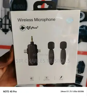 U-Phine Wireless Lapel Microphone, Noise Cancellation