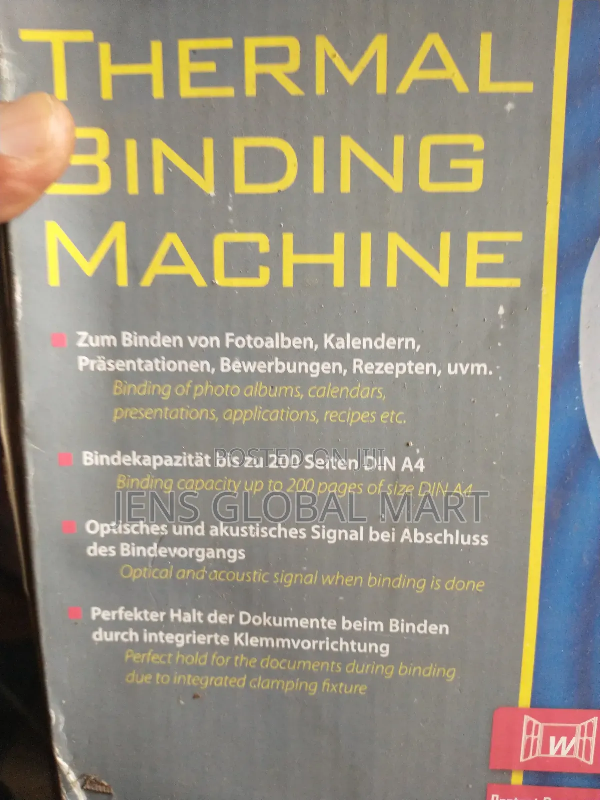 Thermal Binding Machine