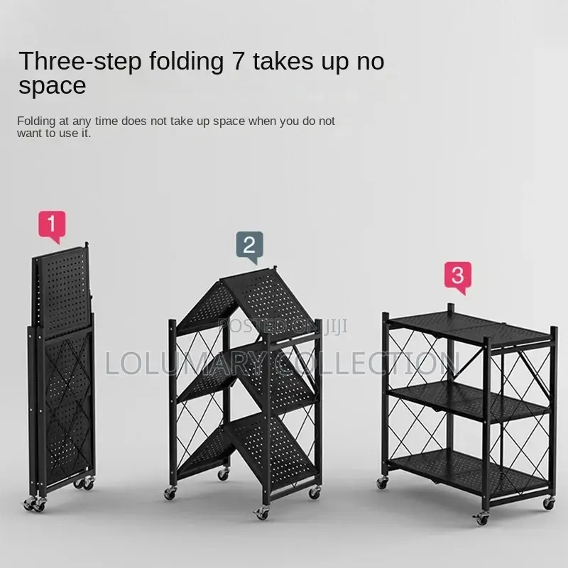 5 Layer Foldable Kitchen Shelf