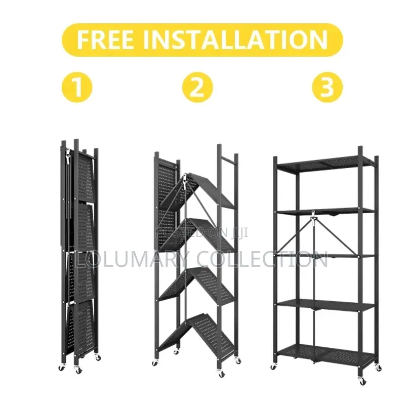 5 Layer Foldable Kitchen Shelf